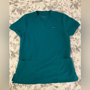 Hunter Green Jaanuu Scrub Top